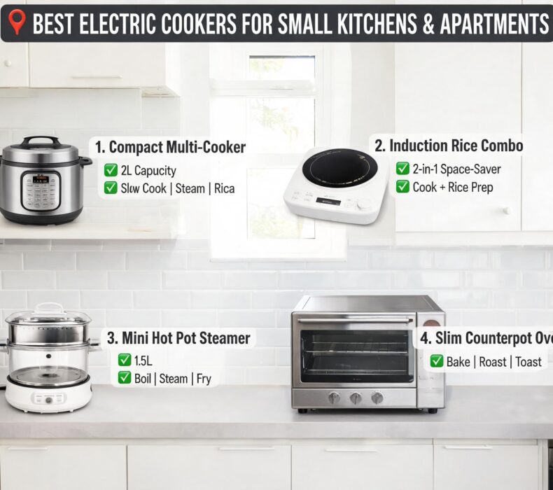 Best Electric Cookers for Small Kitchens and Apartments