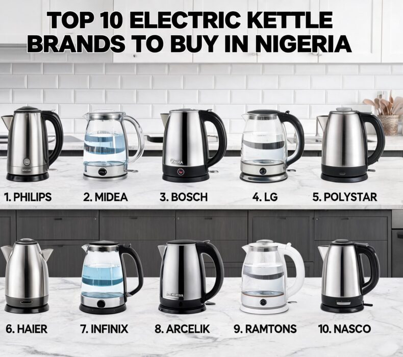 Top 10 Electric Kettle Brands to Buy from in Nigeria