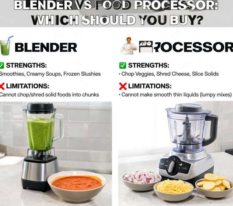 Blender vs Food Processor: Which Appliance Should You Buy?