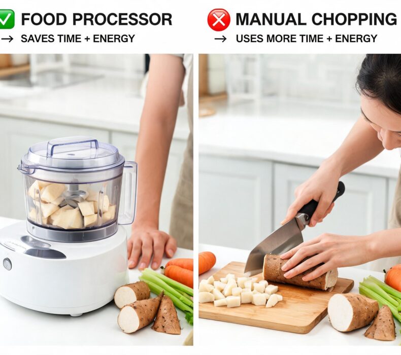 Food Processor vs Manual Chopping: which one saves time and energy