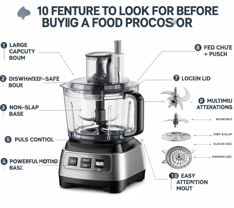 10 Features to Look for Before Buying a Food Processor