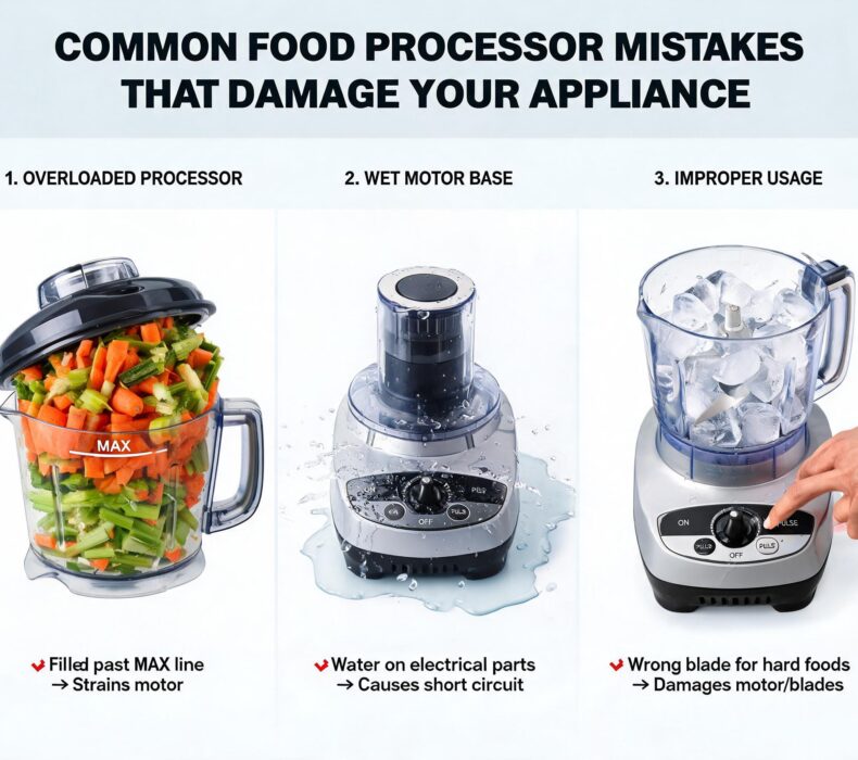 Common Food Processor Mistakes That Can Damage Your Appliance
