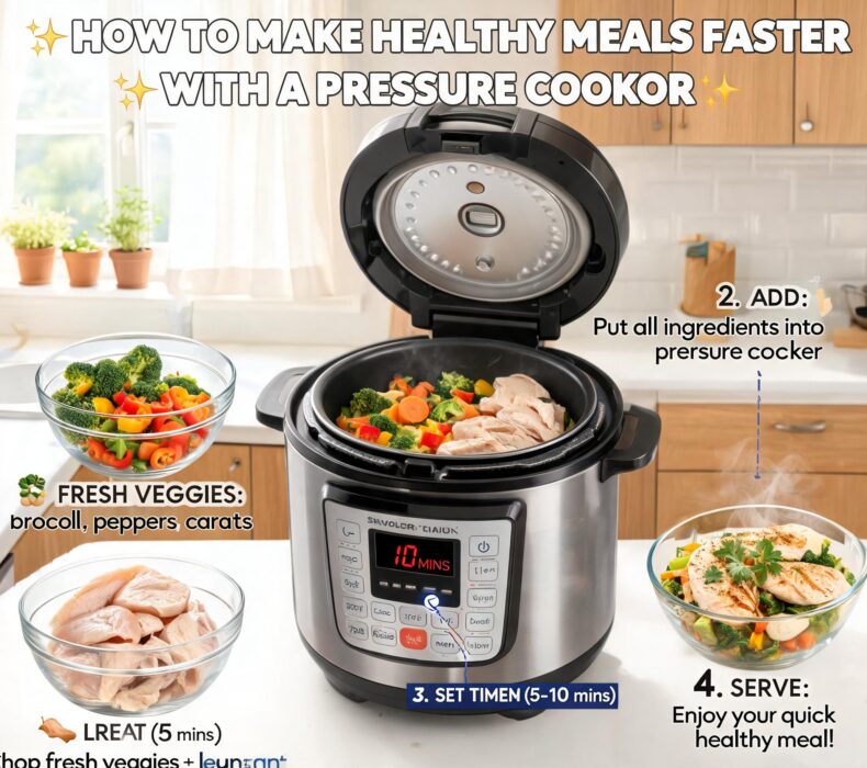 How to Make Healthy Meals Faster with a Pressure Cooker