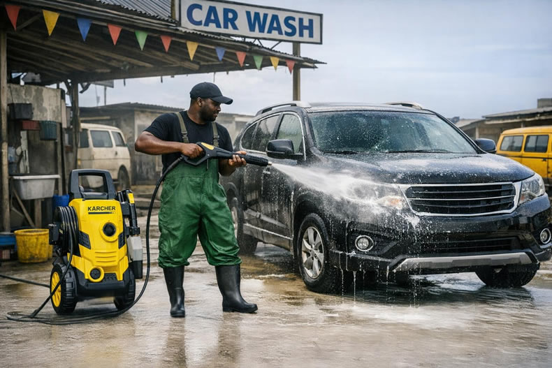 pressure washer user in Nigeria
