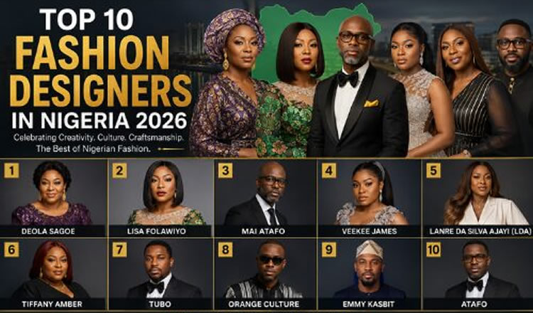 Top 10 Fashion Designers in Nigeria (2026) top fashion designers in nigeria