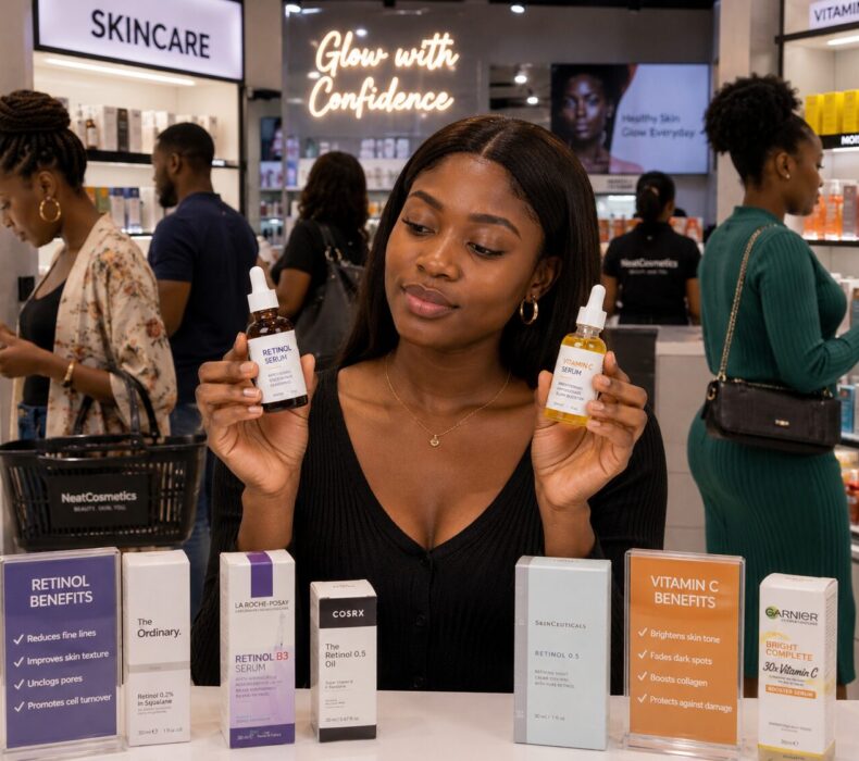 Retinol Serum vs Vitamin C Serum: Which Is Better for Nigerian Skin?