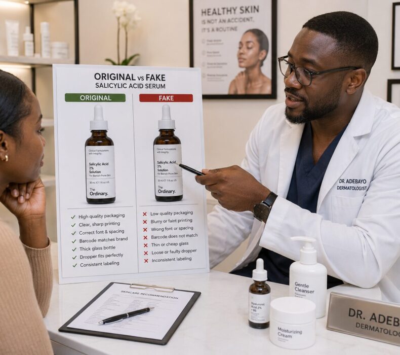 Original vs Fake Salicylic Acid Serum: How to Spot Authentic Products in Nigeria