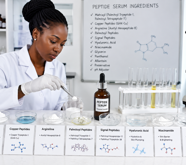 Peptide Serum Ingredients Explained: Matrixyl, Copper Peptides, Argireline & More