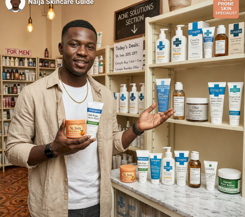 Best Face Scrub for Acne-Prone Skin in Nigeria: What Actually Works?