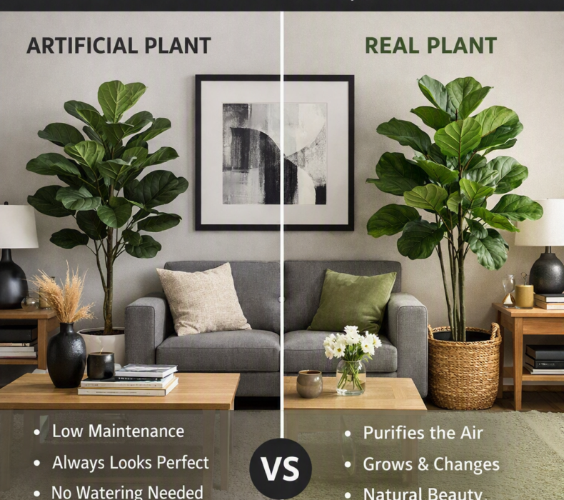 Plants Decor: Artificial and Real Greenery for Beautiful Homes