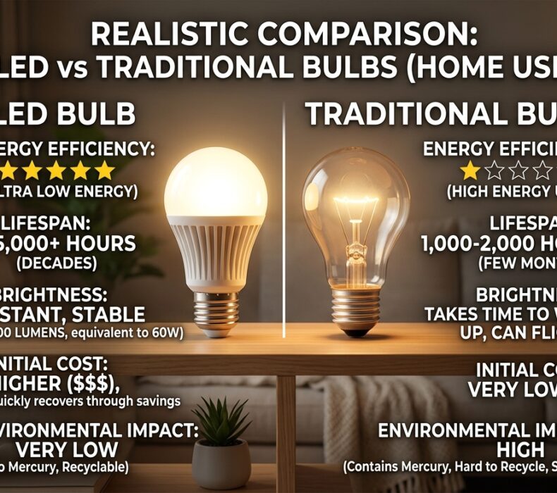 LED Lights vs Traditional Bulbs: Which Is Better?