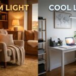 warm and cool light