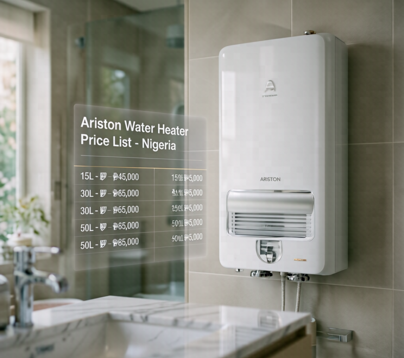 Ariston Water Heater Sizes and Prices in Nigeria