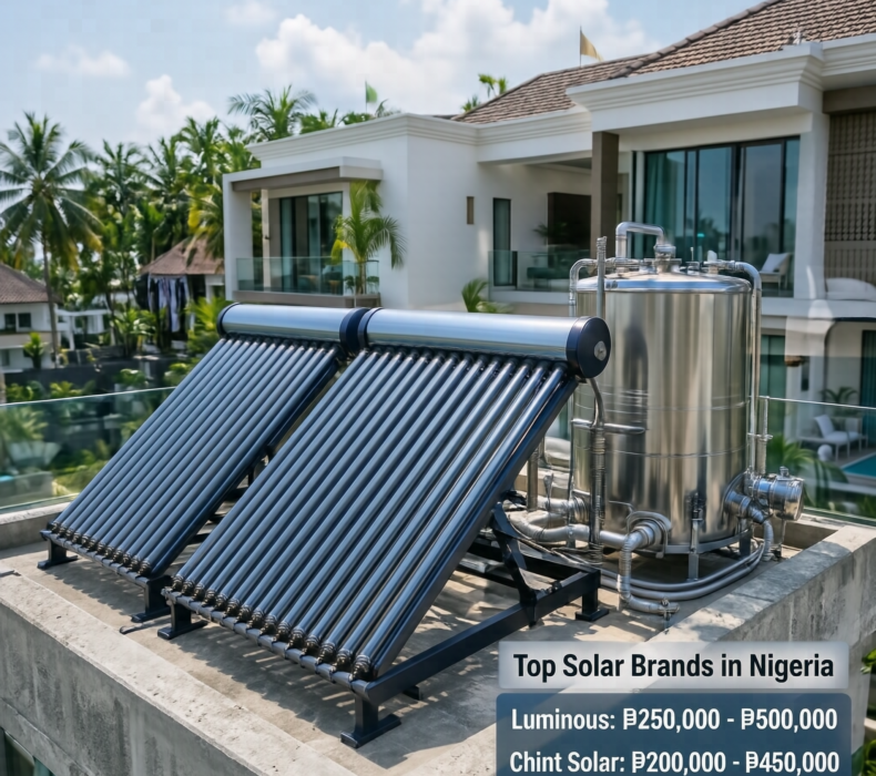 Solar Water Heater Brands and Prices in Nigeria