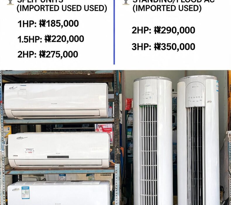 Tokunbo Air Conditioners in Nigeria: Shops and Prices