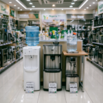 How much does a Cway Water Dispenser cost showing different Cway water dispenser models and prices in a Nigerian appliance store