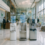 Best Cway Water Dispensers showing modern Cway top-loading, bottom-loading, hot and cold water dispensers in a Nigerian home