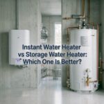 Instant Water Heater vs Storage Water Heater: Which One Is Better? comparing compact instant and storage water heaters in a modern home