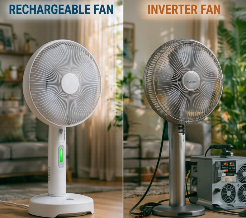 Rechargeable Fan vs Inverter Fan: Which Is Better for Your Home?
